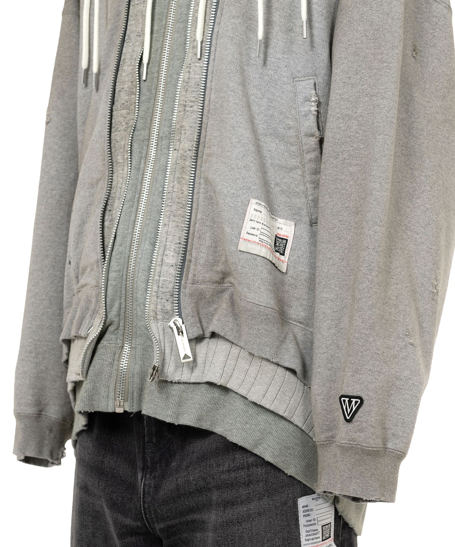 Triple Layered Zip-up Hoodie