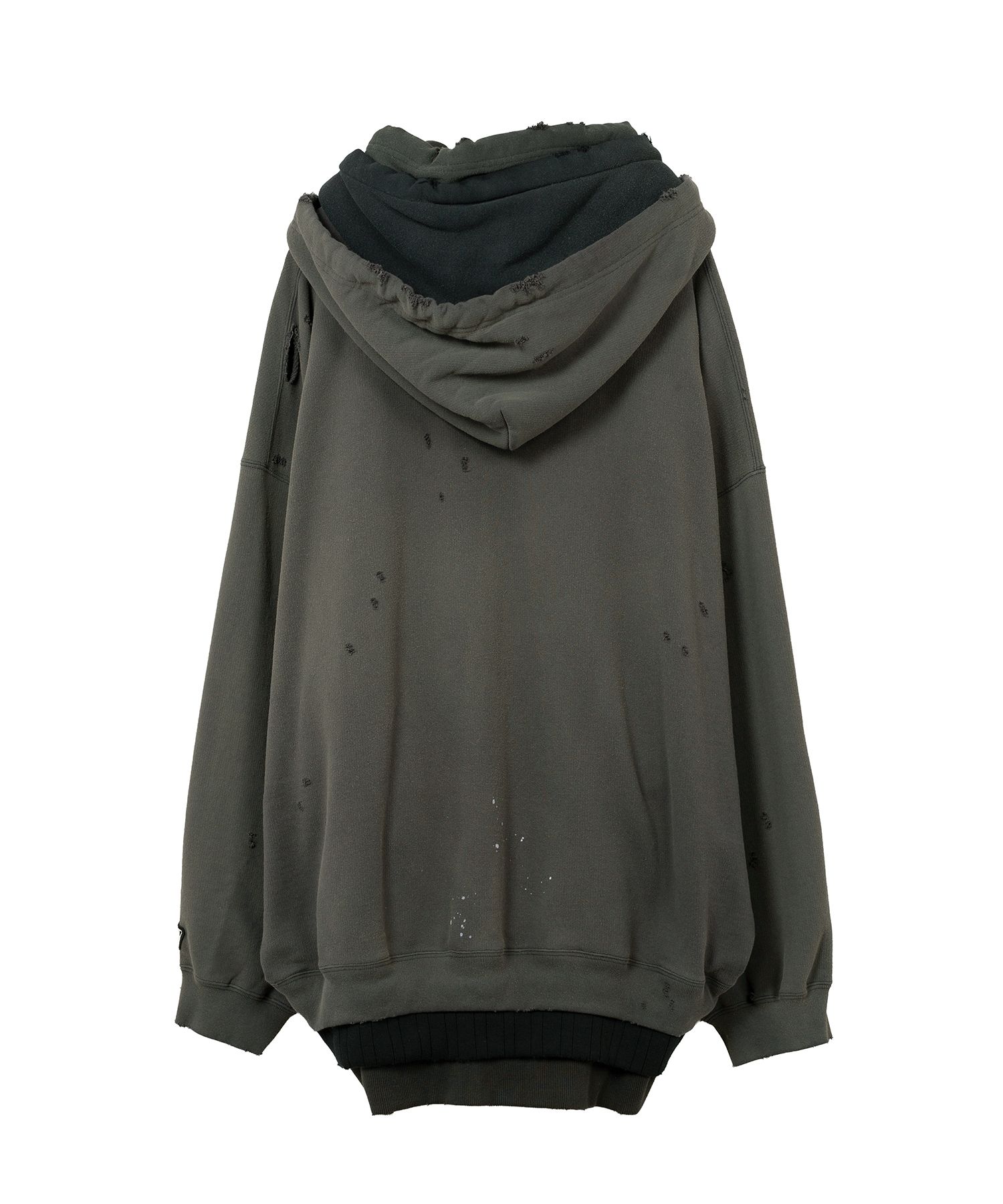 メゾンミハラヤスヒロ トリプルレイヤード フーディTriple Layered Maison MIHARA YASUHIRO ONLINE STORE（ミハラヤスヒロ