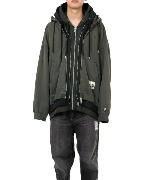 Triple Layered Zip-up Hoodie