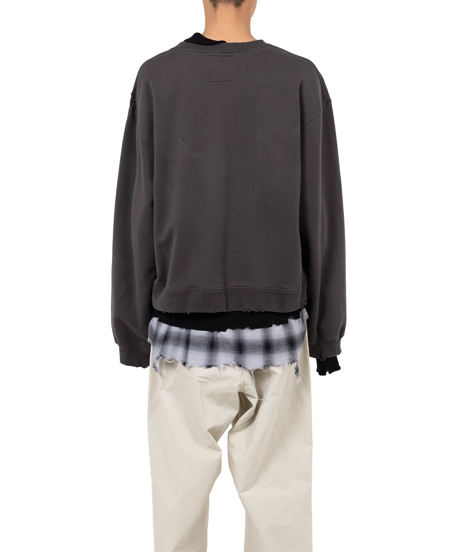 メゾンミハラヤスヒロ トリプルレイヤードスウェット Maison MIHARA YASUHIRO ONLINE STORE（ミハラヤスヒロ