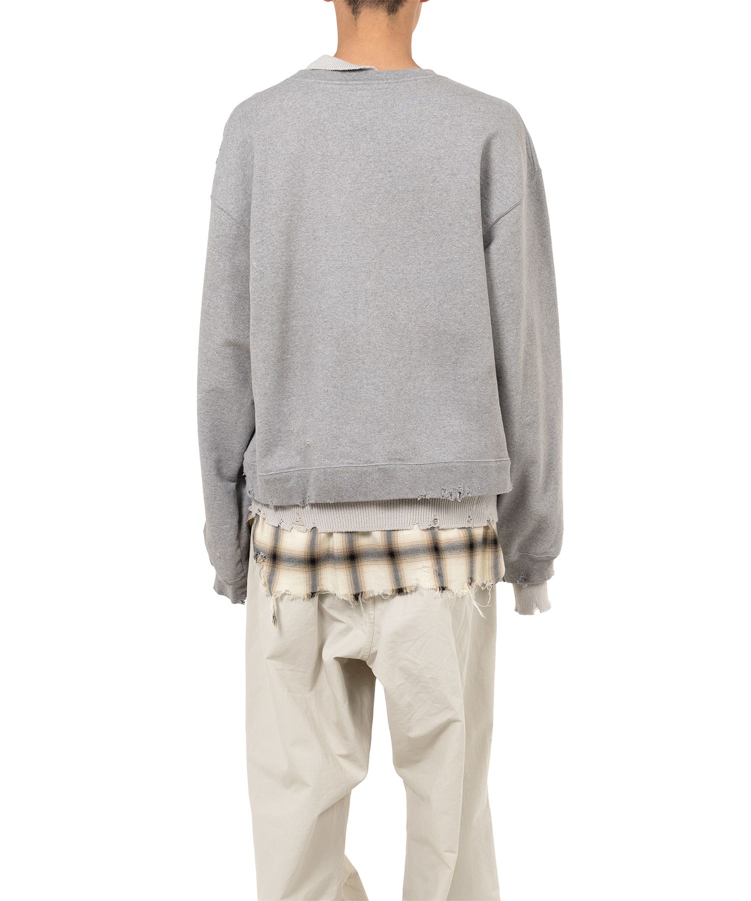 メゾンミハラヤスヒロ トリプルレイヤードスウェット Maison MIHARA YASUHIRO ONLINE STORE（ミハラヤスヒロ