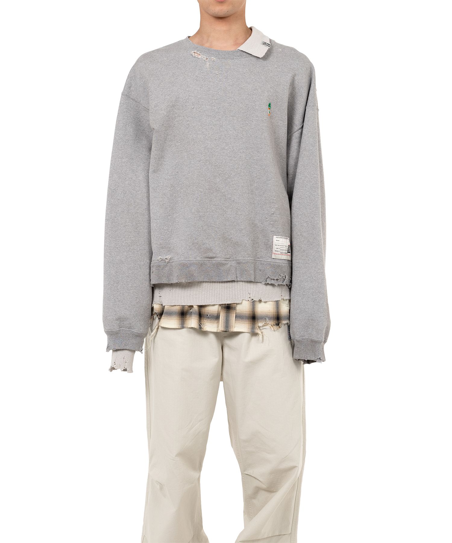 ミハラヤスヒロ　スウェット MAISON MIHARA YASUHIRO 【Maison YASUHIRO/メゾン ミハラ