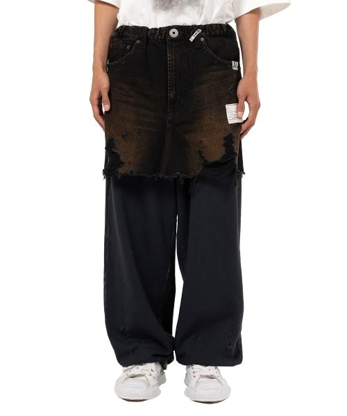 ミハラヤスヒロCotton Satin Shorts BLACK38 Maison MIHARA YASUHIRO ONLINE STORE（ミハラヤスヒロ