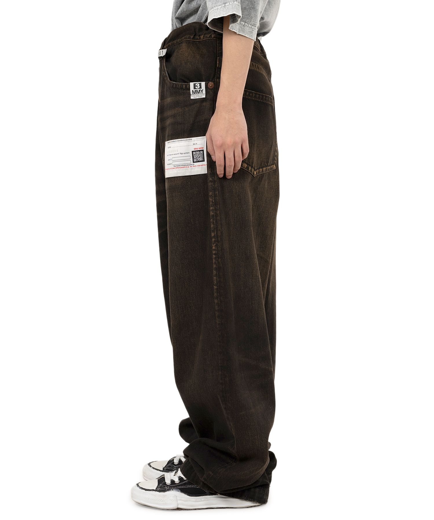 Huge Layered Denim Pants