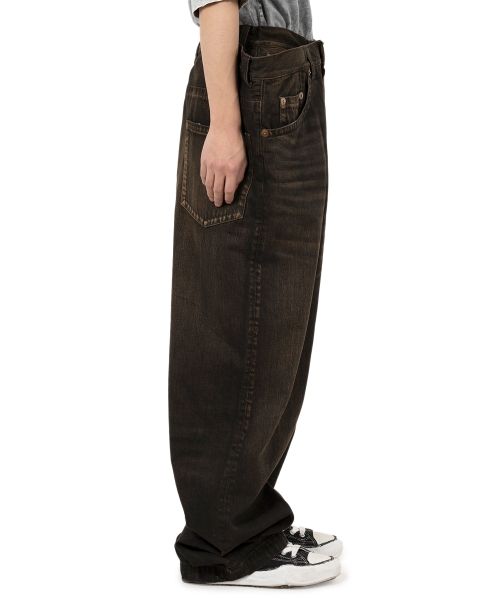 Huge Layered Denim Pants