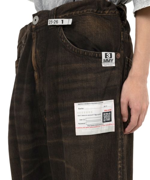 Huge Layered Denim Pants