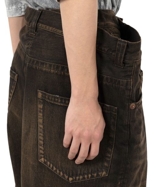 Huge Layered Denim Pants