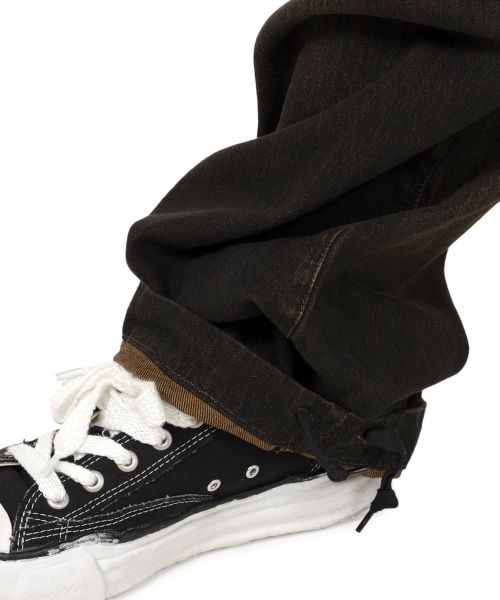 Huge Layered Denim Pants