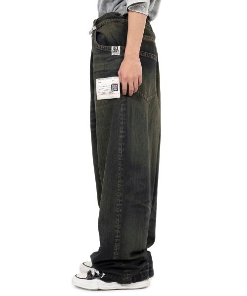 Huge Layered Denim Pants