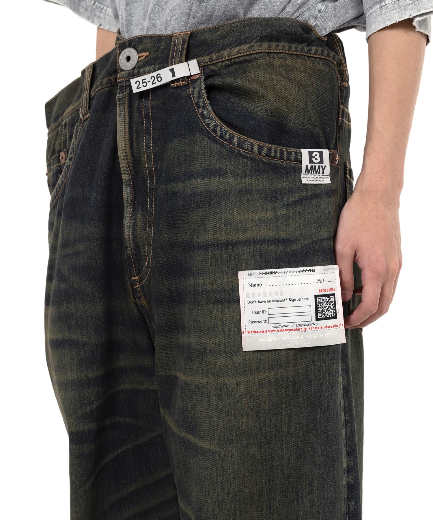 Huge Layered Denim Pants