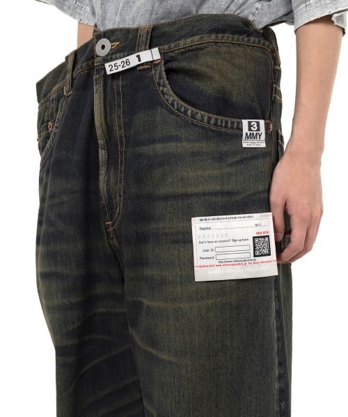 Huge Layered Denim Pants