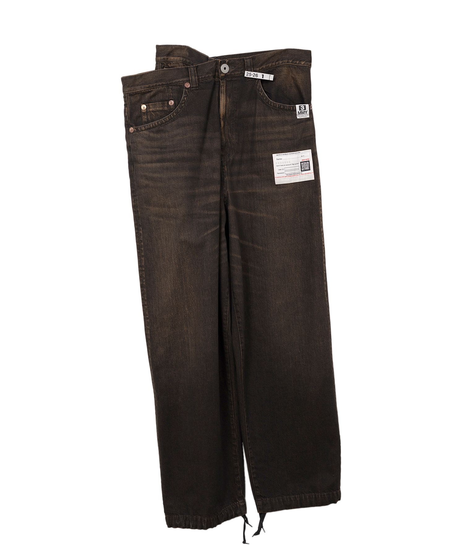 Huge Layered Denim Pants