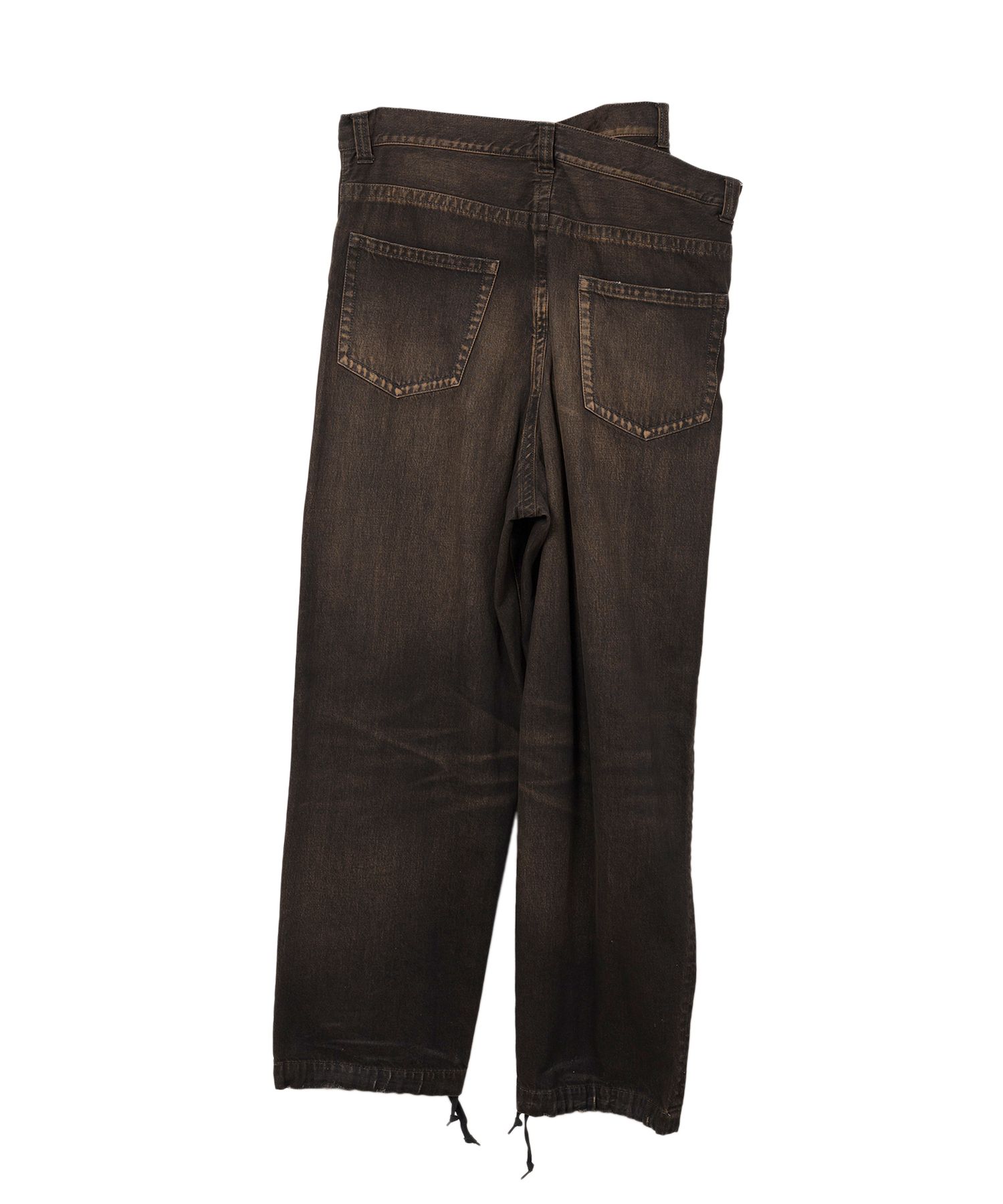 Huge Layered Denim Pants