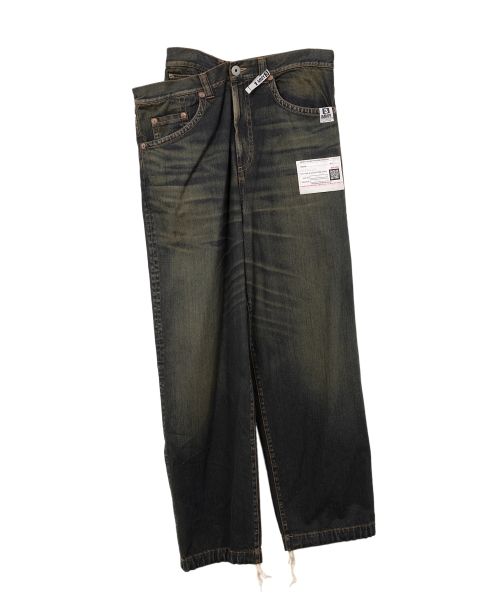 Huge Layered Denim Pants