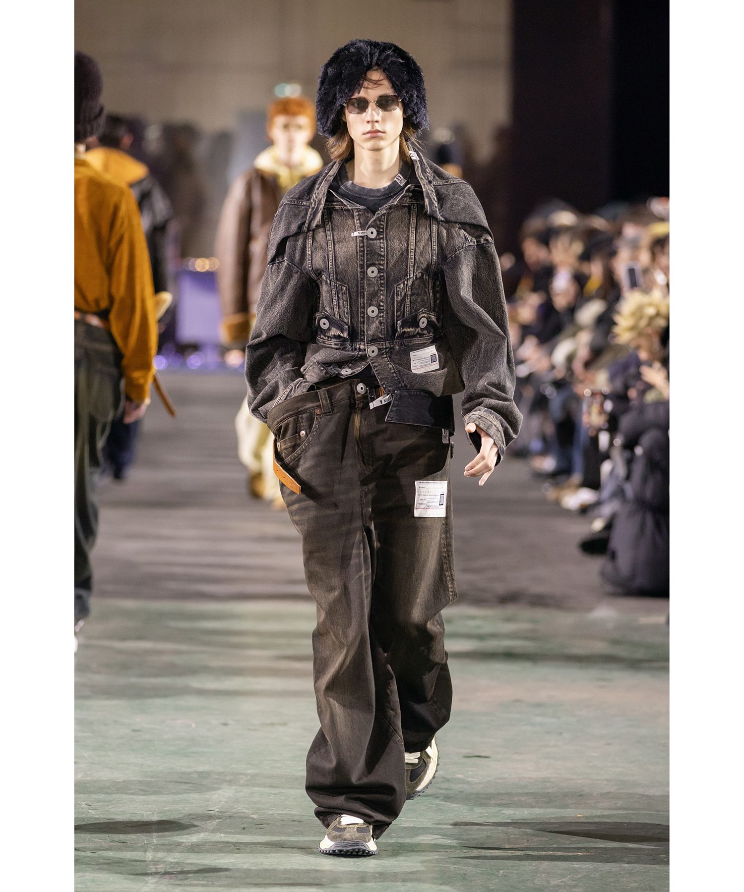 Huge Layered Denim Pants