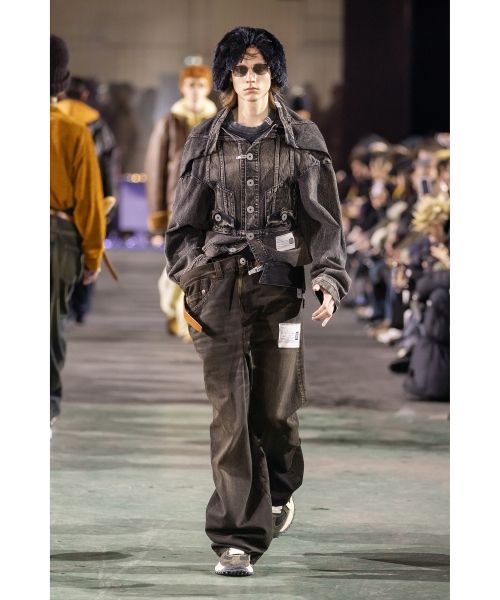 Huge Layered Denim Pants