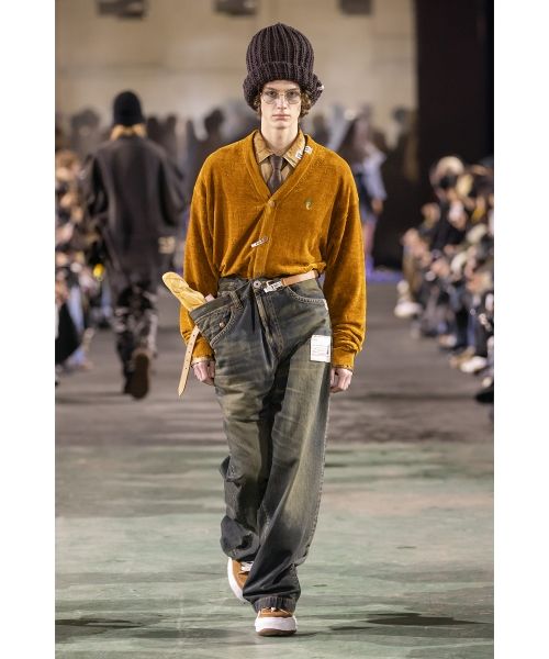 Huge Layered Denim Pants