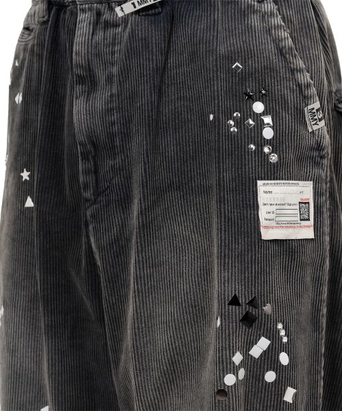 Embellished Corduroy Pants