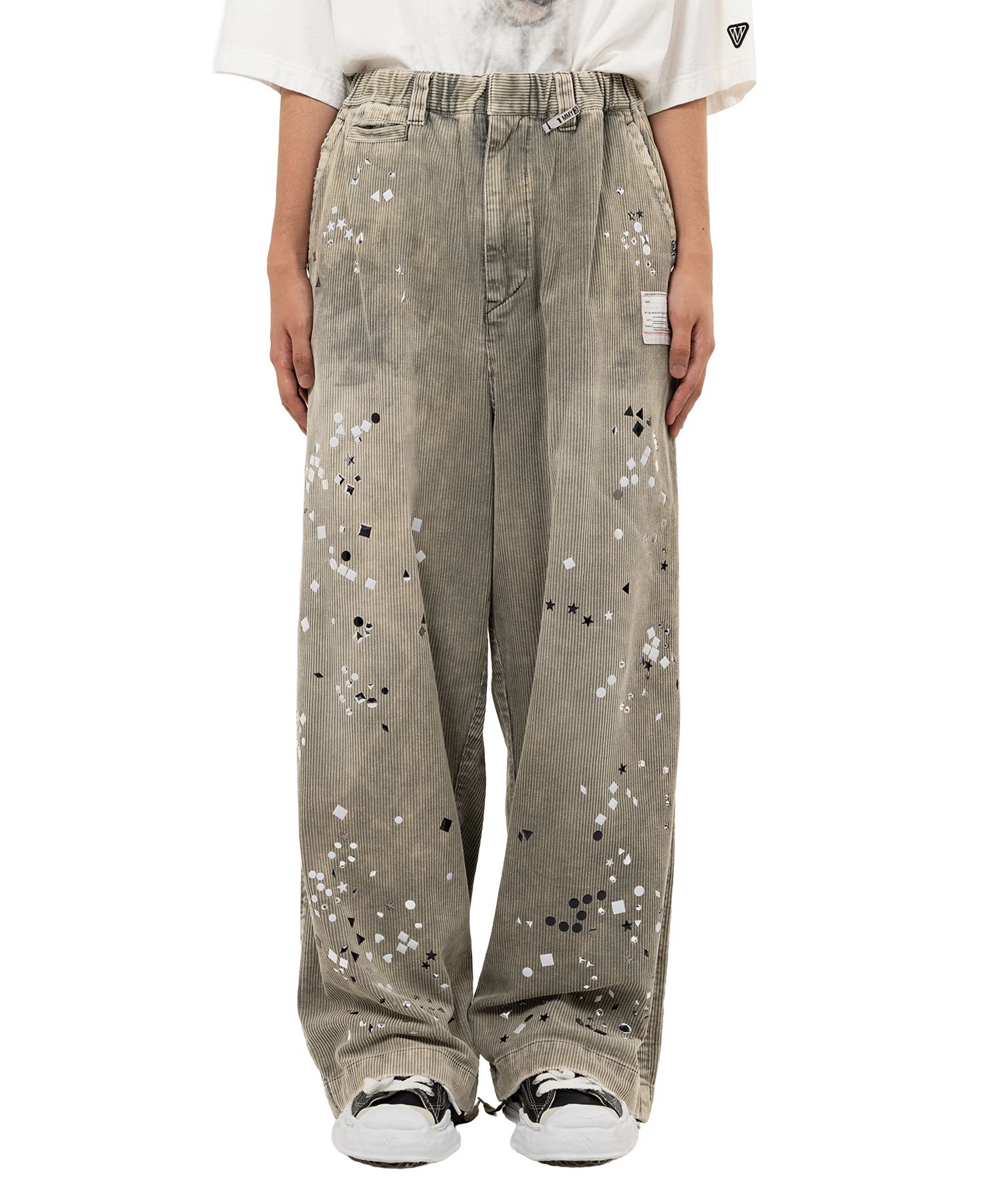 Embellished Corduroy Pants