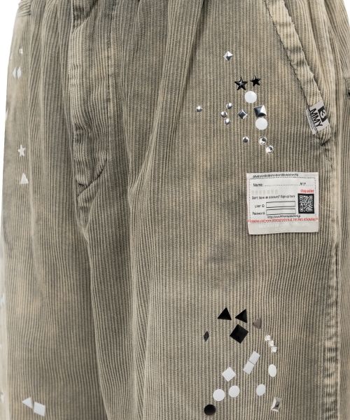 Embellished Corduroy Pants