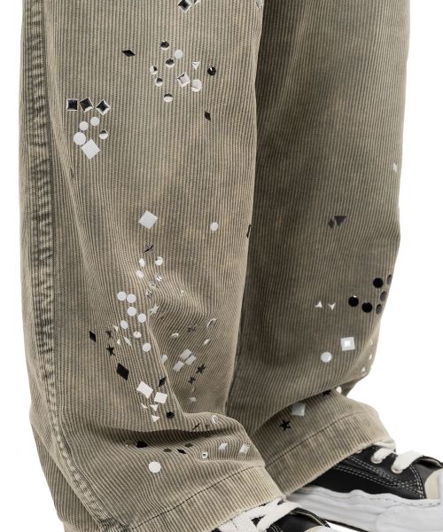 Embellished Corduroy Pants