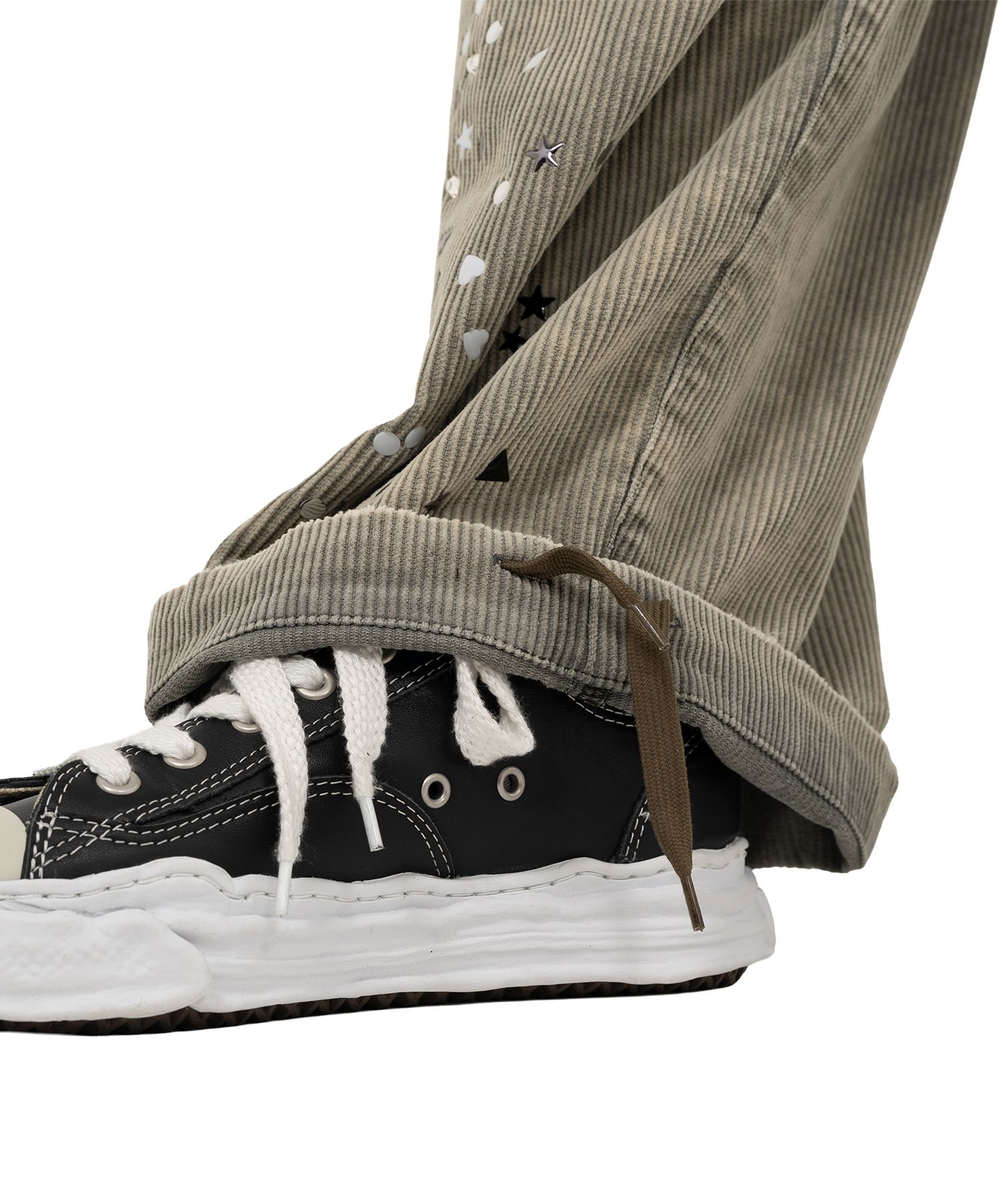 Embellished Corduroy Pants