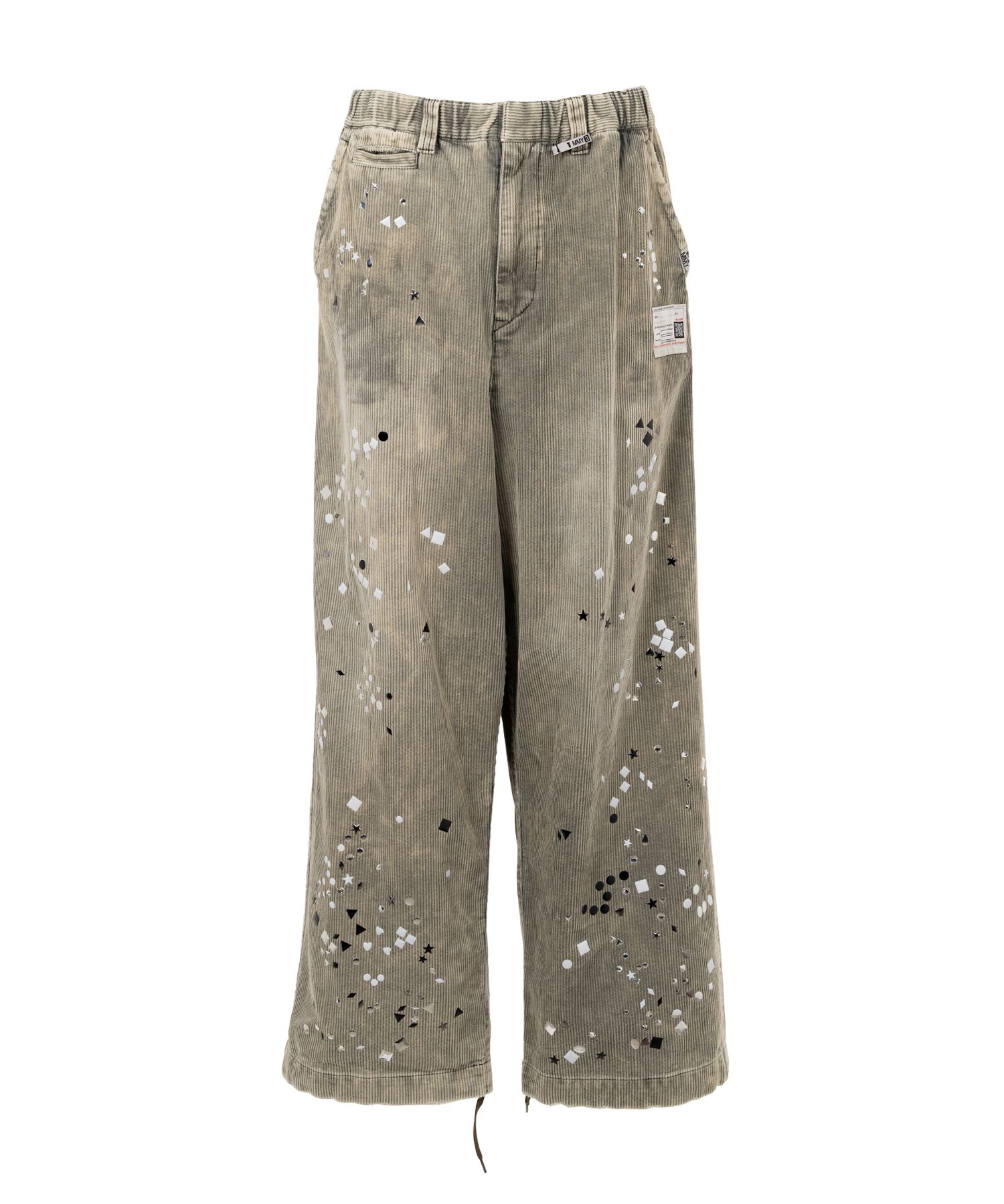 Embellished Corduroy Pants