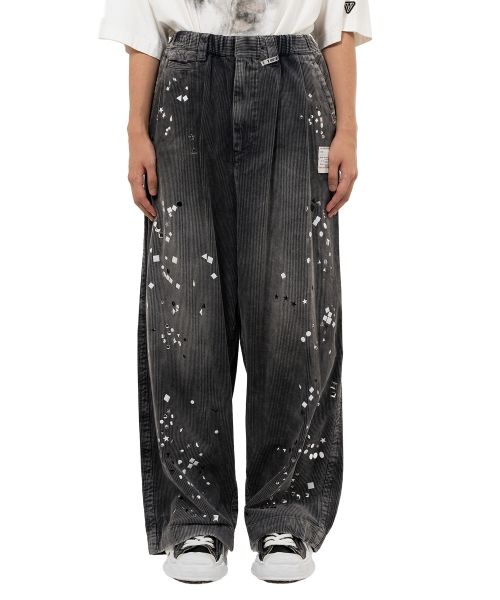 Embellished Corduroy Pants