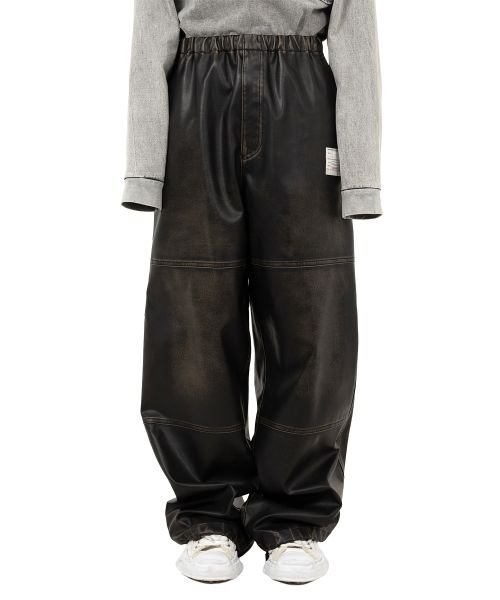 Coated Wide Pants