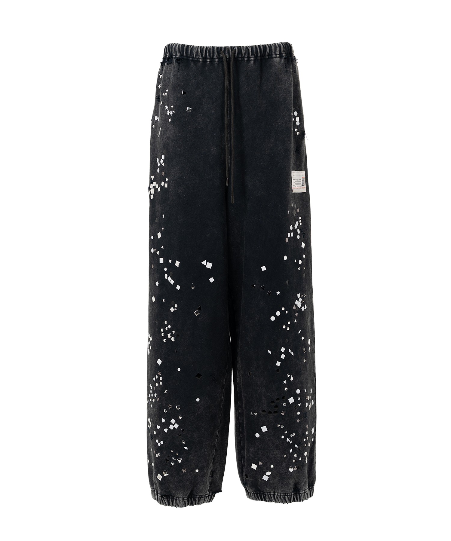 Embellished Bleached Sweat Pants