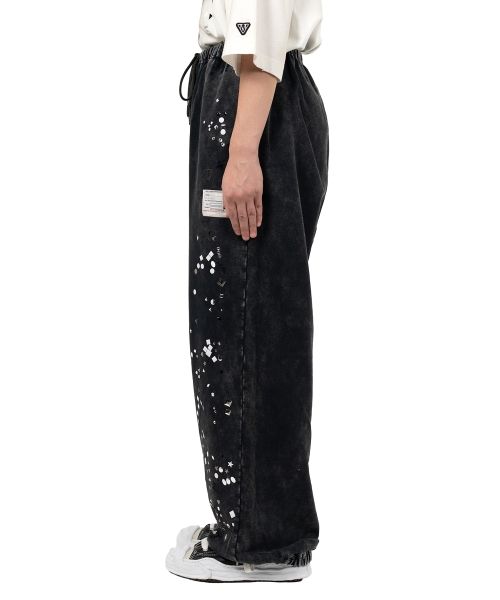Embellished Bleached Sweat Pants