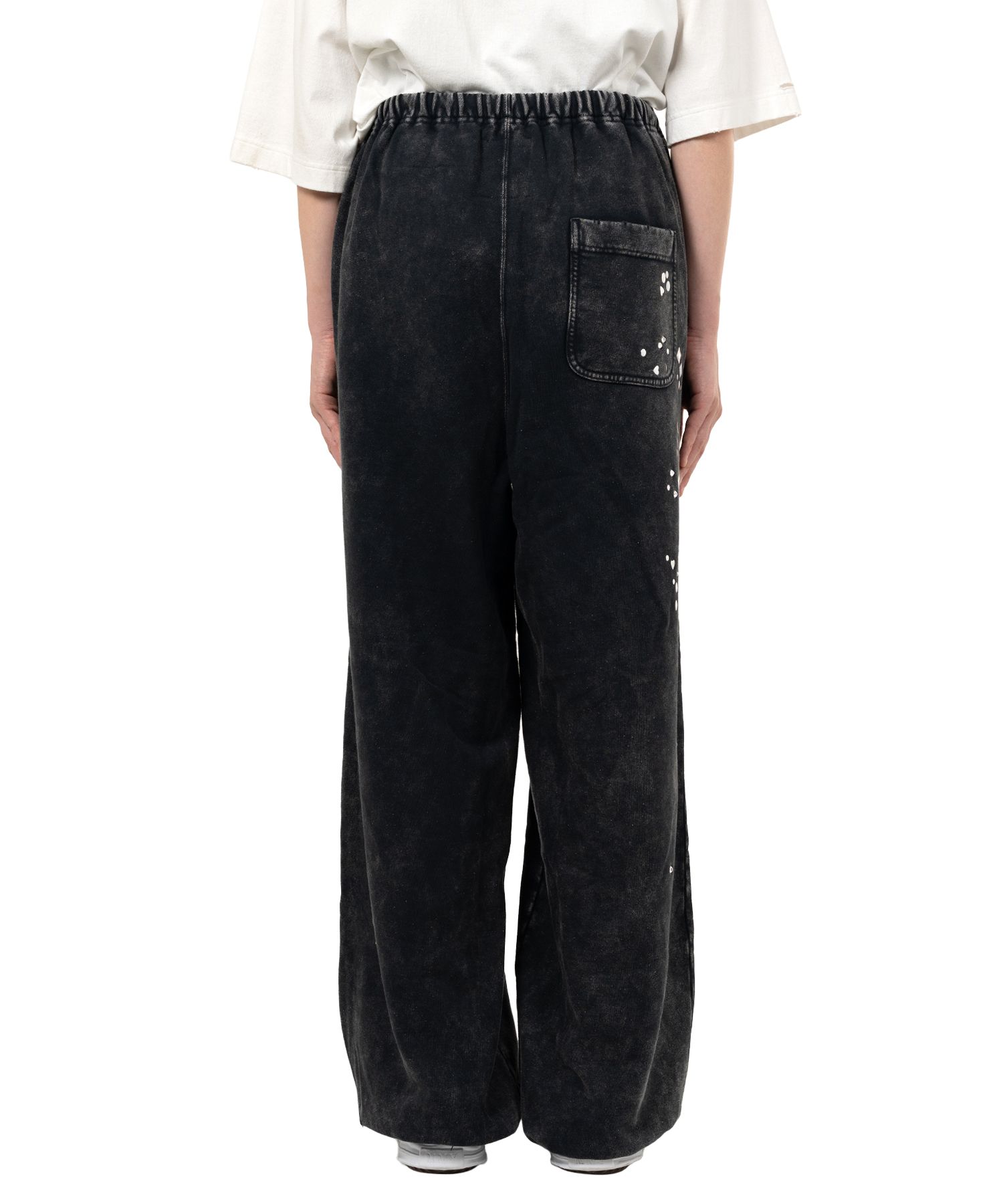 Embellished Bleached Sweat Pants