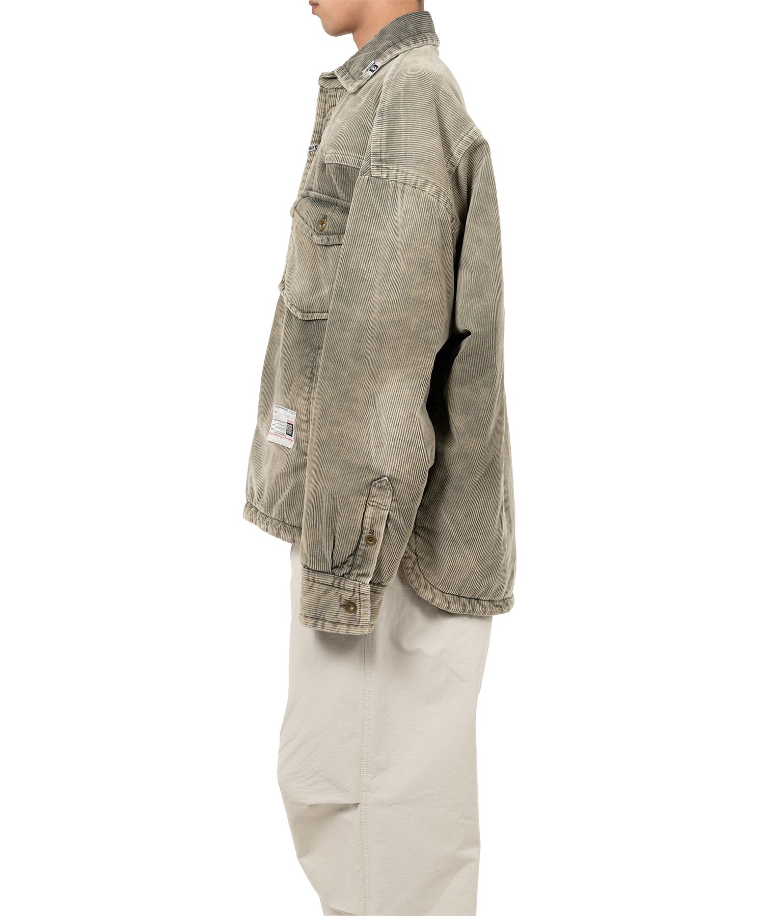 ミハラヤスヒロ　PUFFER HUGE SHIRT アイボリー 38 MIHARA YASUHIRO/ミハラヤスヒロ】PUFFER HUGE SHIRTS