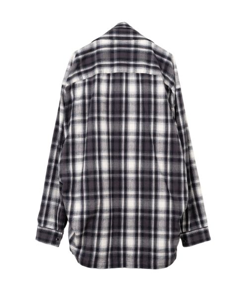 Front Layered Check Shirt