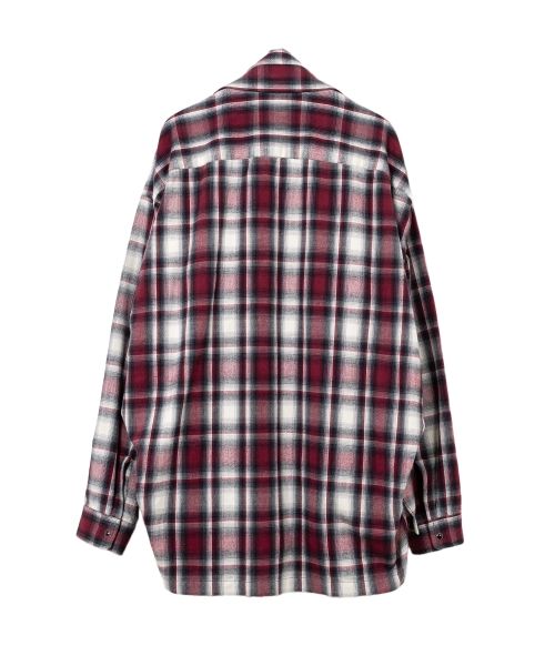 Front Layered Check Shirt