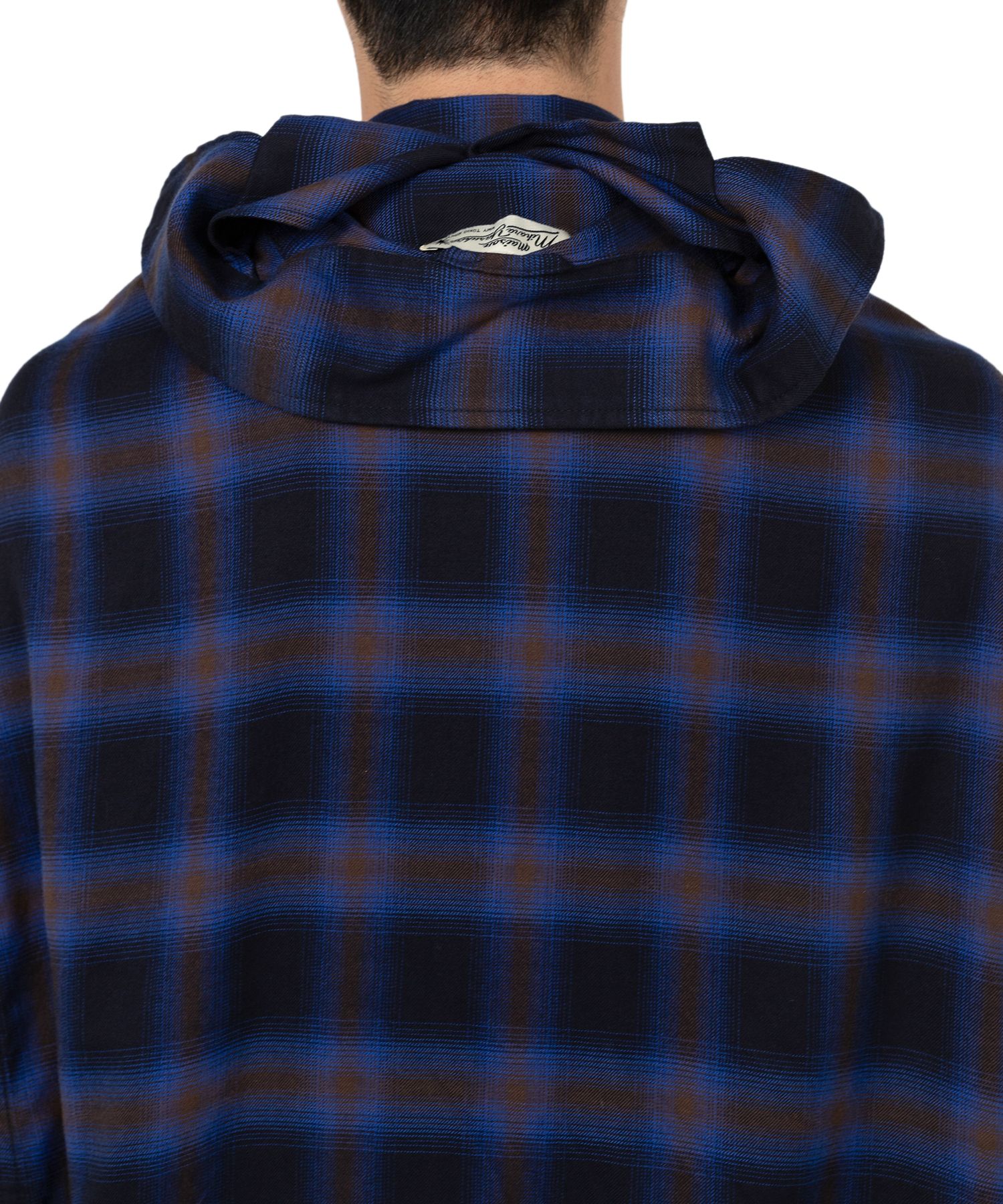 Sleeve Layered Check Shirt