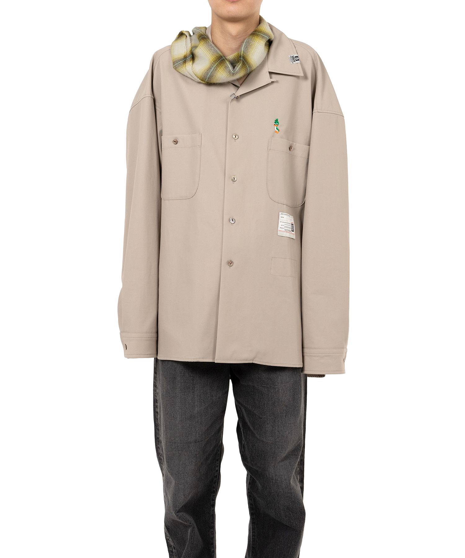 Scarf Combined Shirt