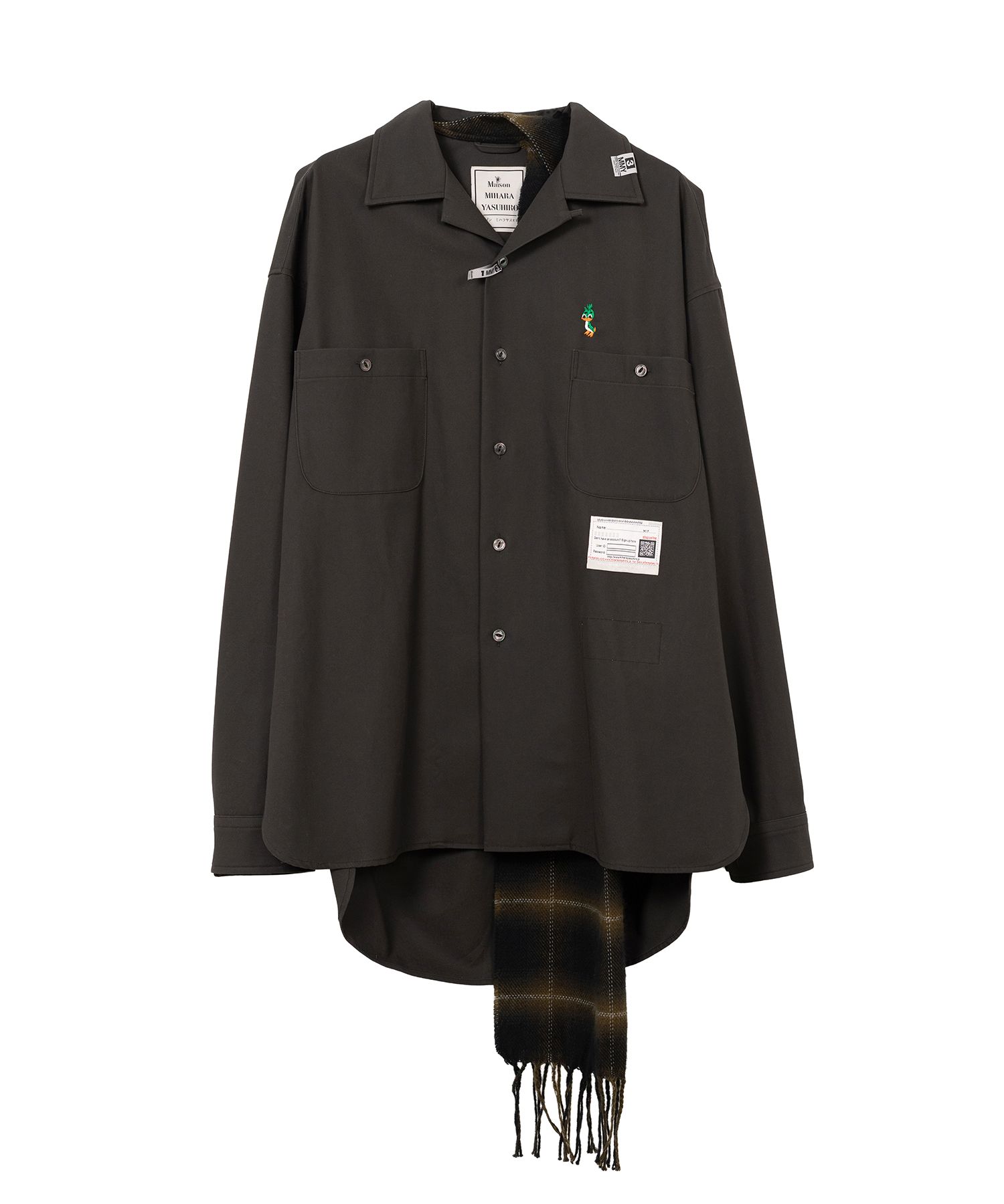 Scarf Combined Shirt