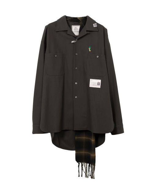 Scarf Combined Shirt