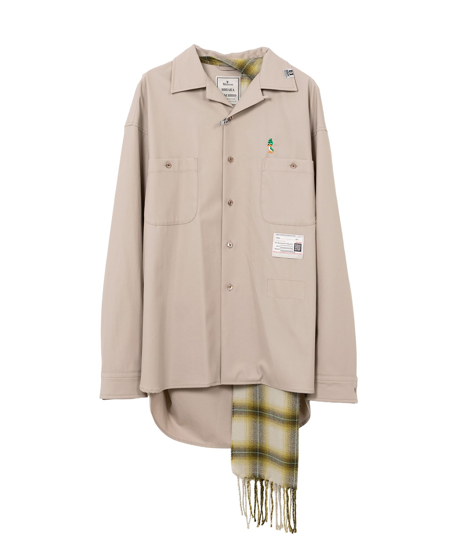 Scarf Combined Shirt