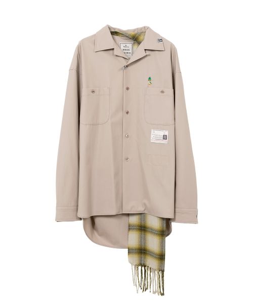 Scarf Combined Shirt