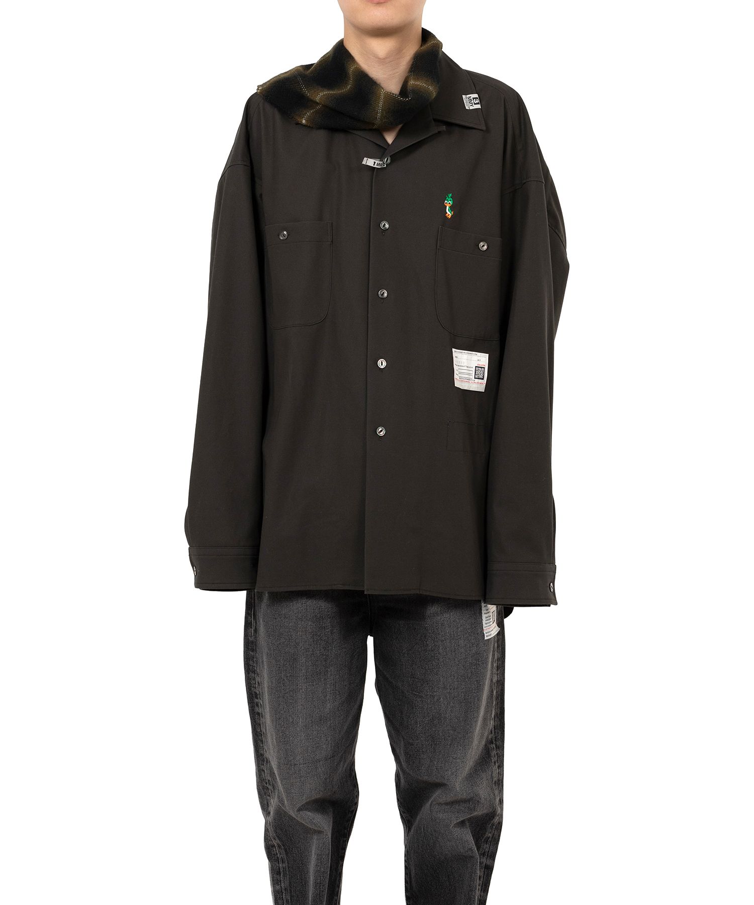 【MIHARA YASUHIRO】cap combined キャップ付き パーカー ユニ MIHARA YASUHIRO】cap combined キャップ付き パーカー ユニ