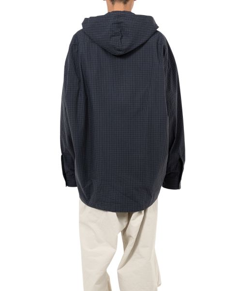 Extended Placket Hood Shirt