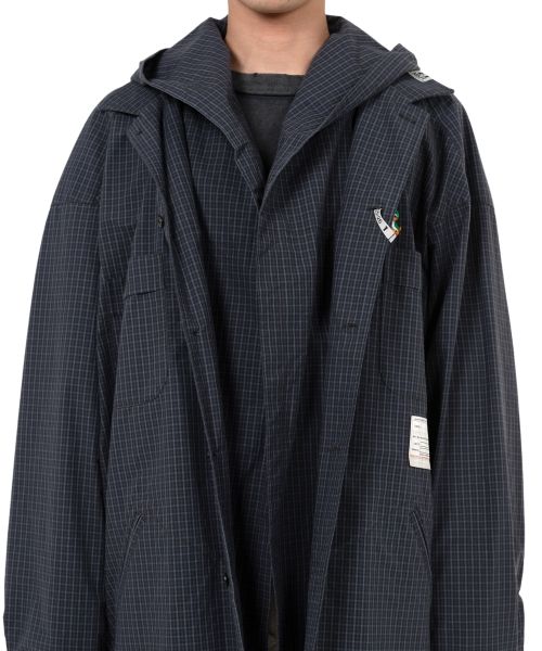 Extended Placket Hood Shirt