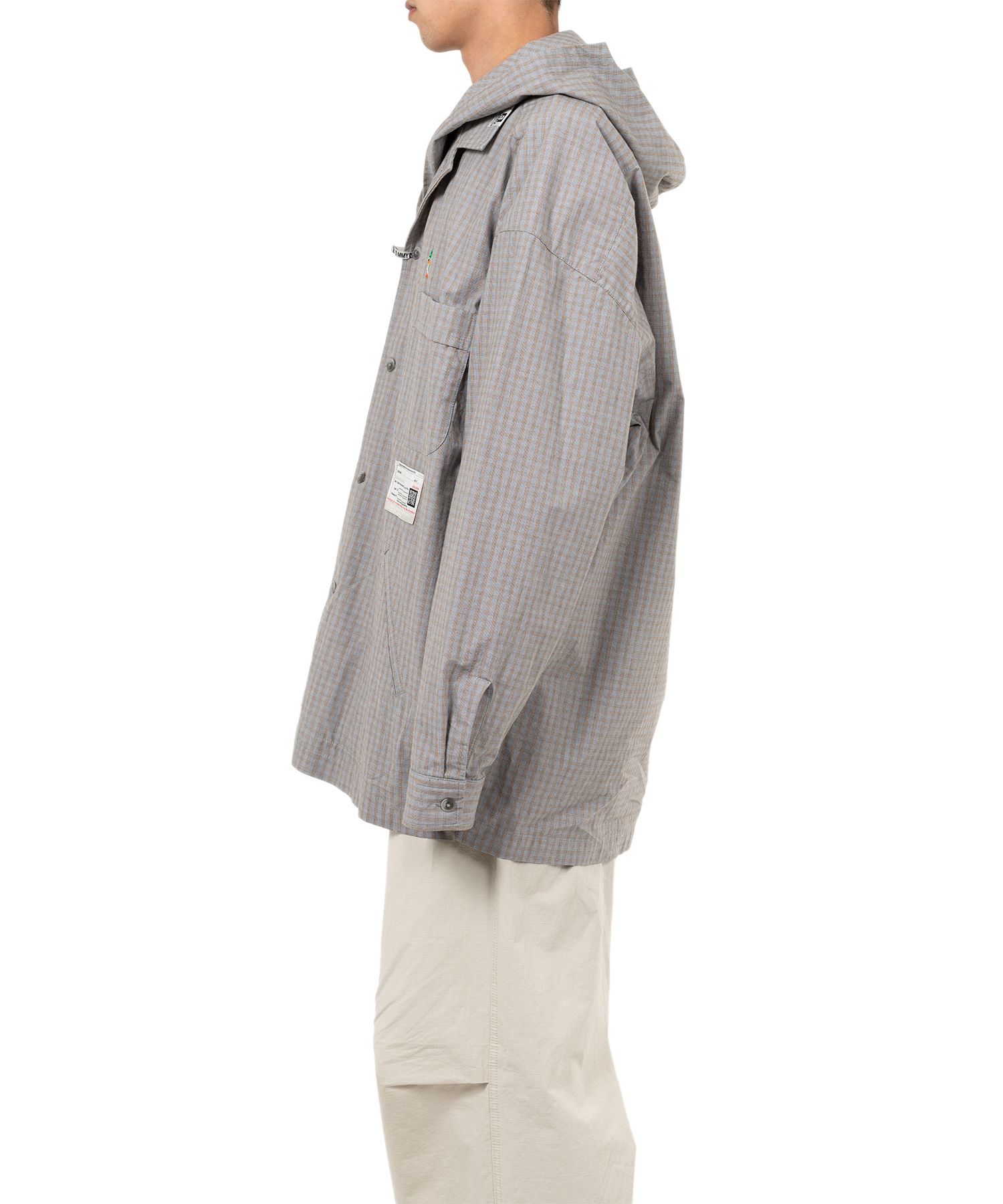 【MIHARAYASUHIRO】Extended Placket Hood Shirt シャツ Extended Placket Hood Shirt（シャツ/ブラウス）｜Maison