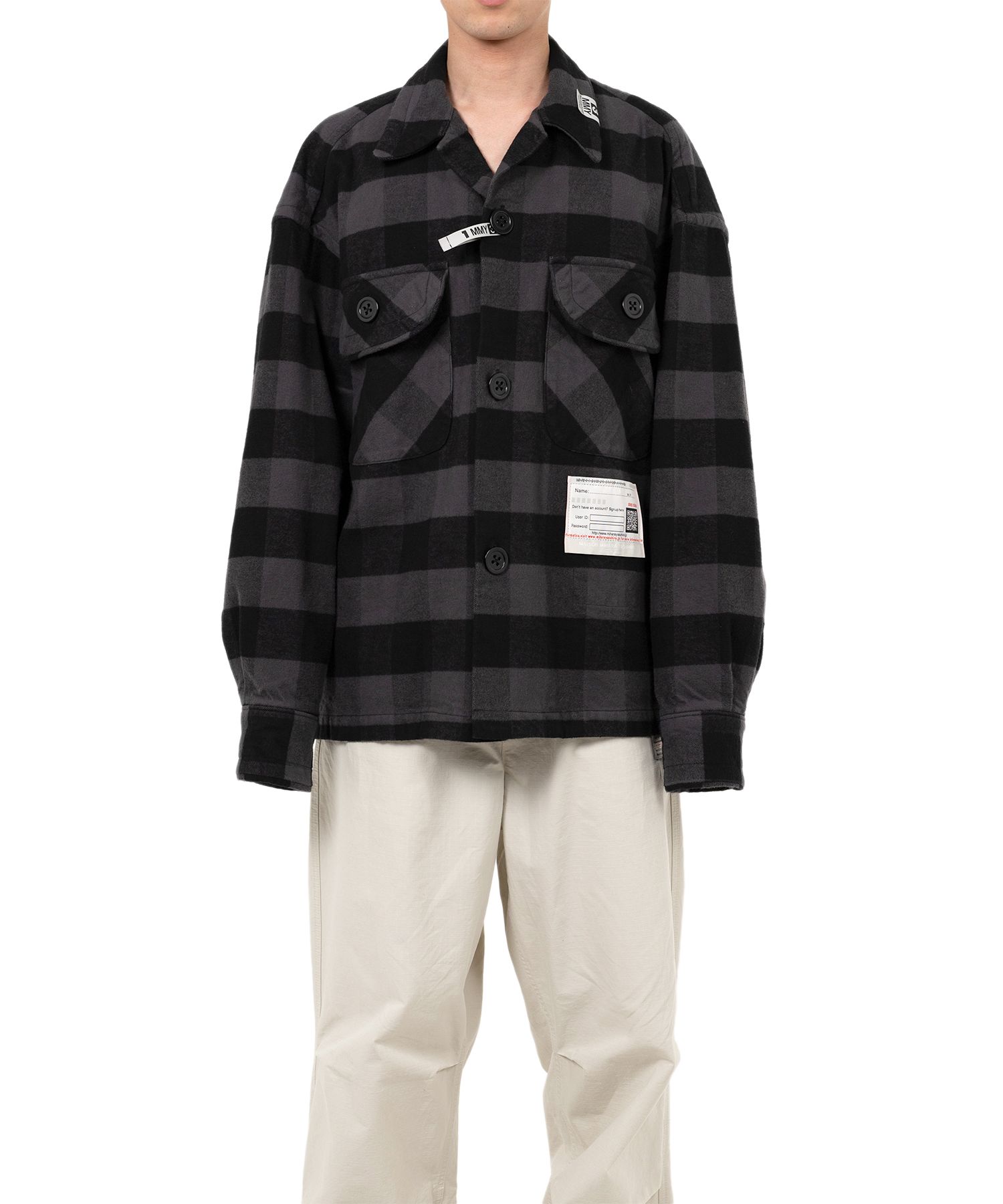 Amateur Sewn Like Check Shirt