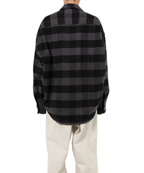 トップス 25aw Amateur Sewn Like Check Shirt 46 Maison MIHARA YASUHIRO - Amateur Sewn Like Check Shirt