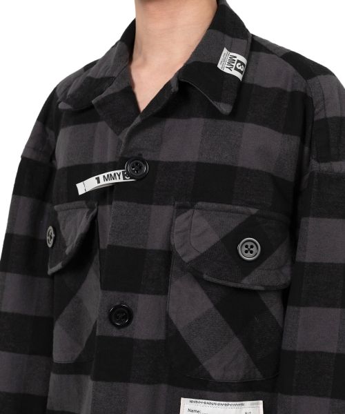 Amateur Sewn Like Check Shirt