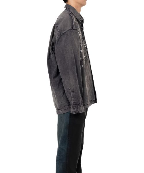 Embellished Military Shirt