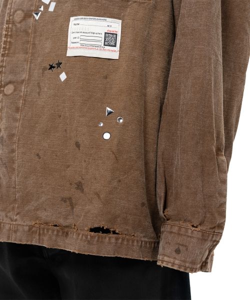 Embellished Military Shirt